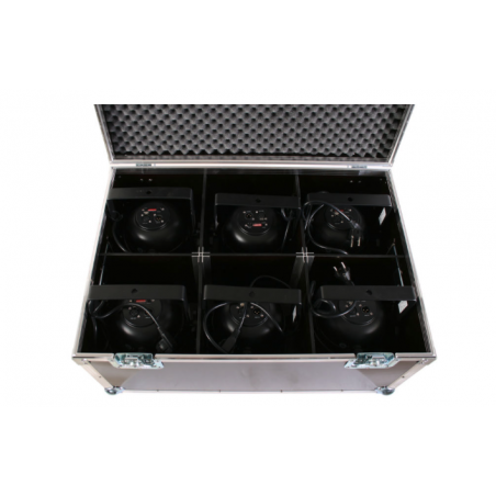 Flight cases para 6 Par LED 56 Short