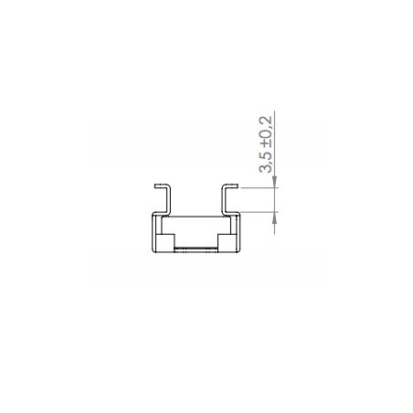 Tuerca enjaulada M6 de 3,5mm