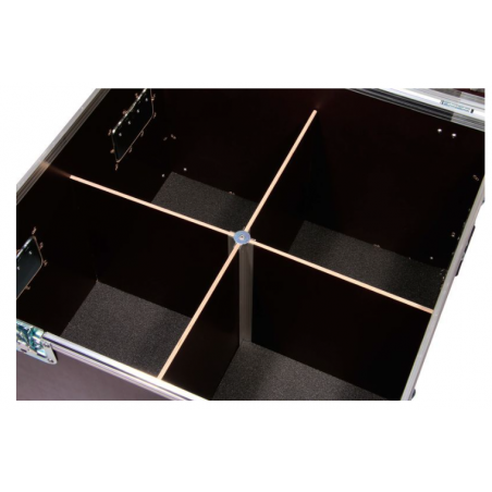 Flight cases para 4 LED PAR 64 Short