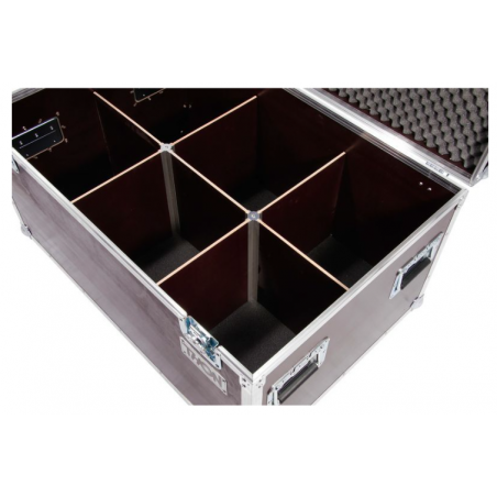 Flight cases para 6 LED PAR 64 Short