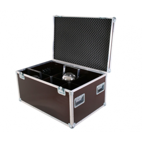 Flight cases para 6 LED PAR 64 Short