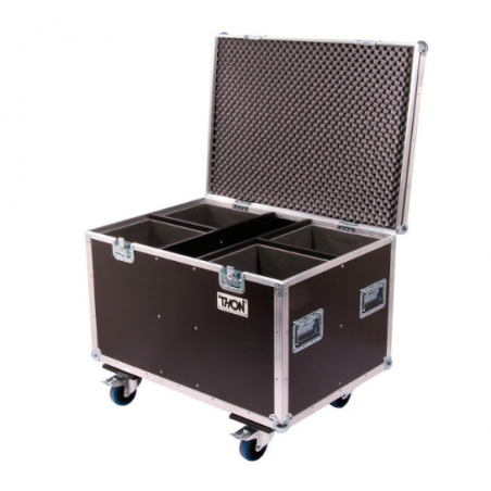 Flight cases para 4 Cameo TS 200 FC Led