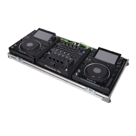 Flight case para 2 Pioneer CDJ3000 mas 1 Pioneer DJM900NXS2