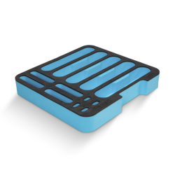 Espuma porta micros para cajón rack de 2U