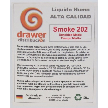 SMOKE 202 DENSIDAD MEDIA/TIEMPO MEDIO 5L.