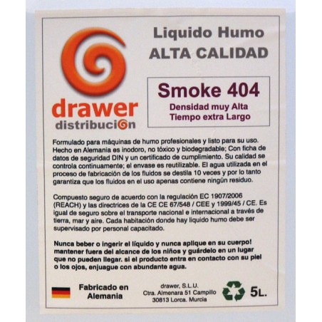 SMOKE 404 DENSIDAD MUY ALTA/TIEMPO EXTRA LARGO 5L.
