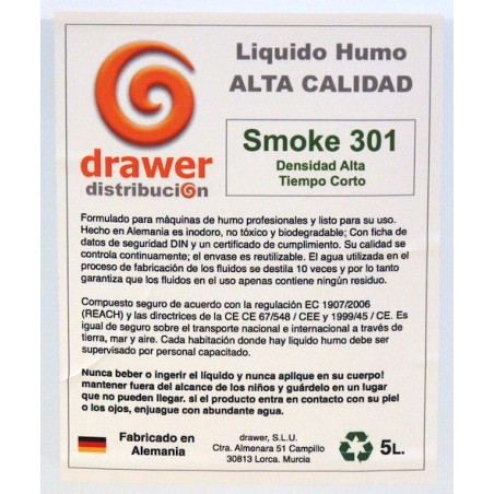 SMOKE 301 DENSIDAD ALTA/TIEMPO CORTO 5L.